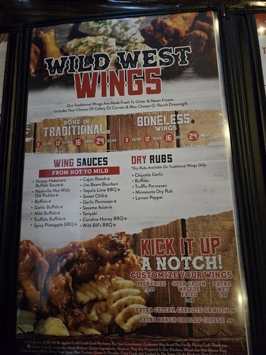 Menu Wild Bill's Sports Saloon - Blaine-10